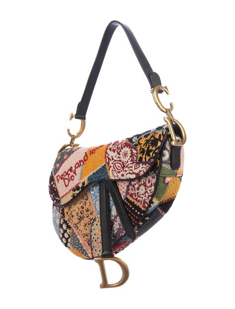 Christian Dior 2018 Peace And Love Saddle Bag 